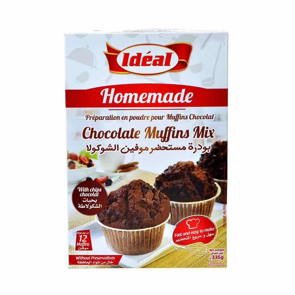 Préparation pour muffins au chocolat Homemade 335g - IDEAL