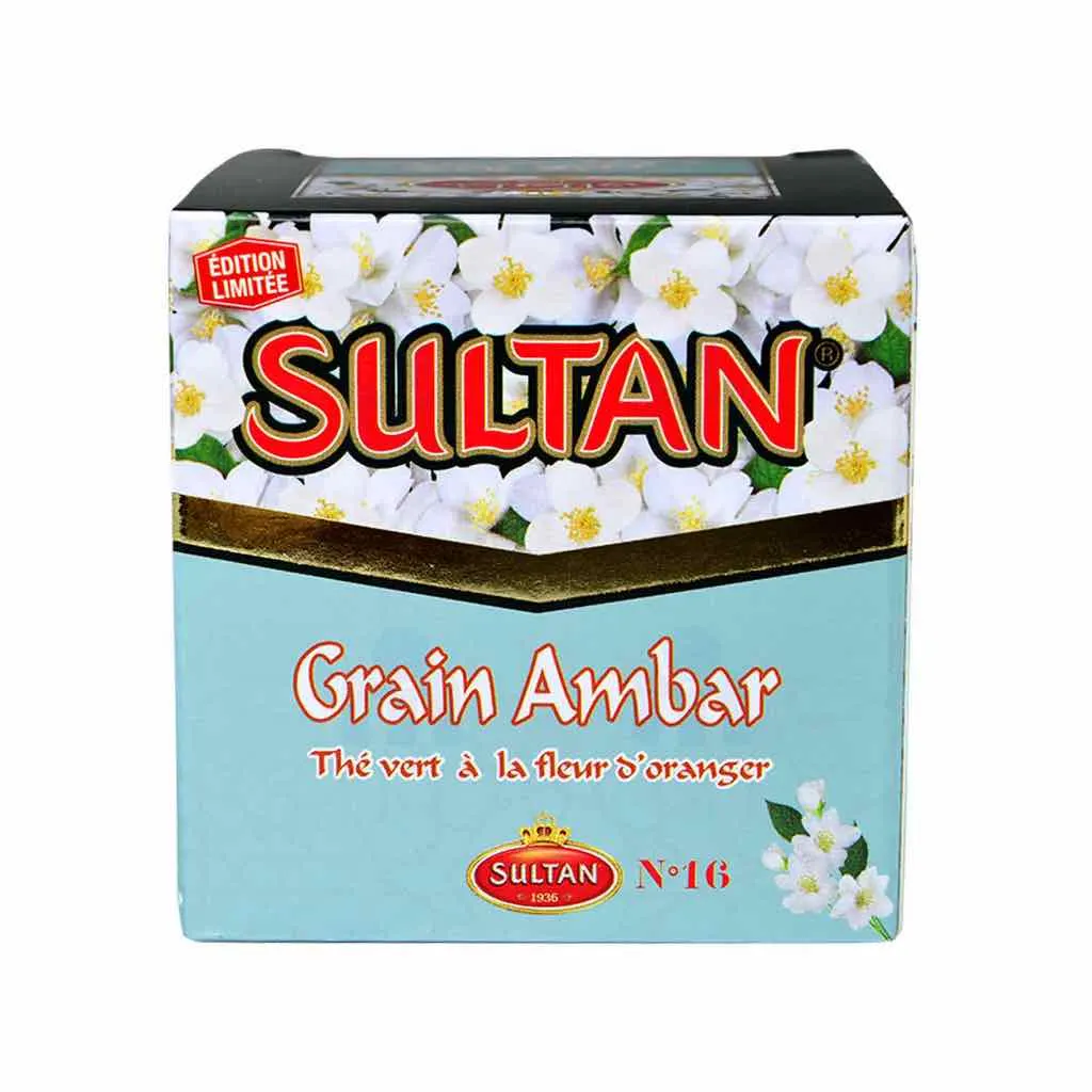 Thé vert en grains à la fleur d'oranger Ambar n°16 150g - SULTAN