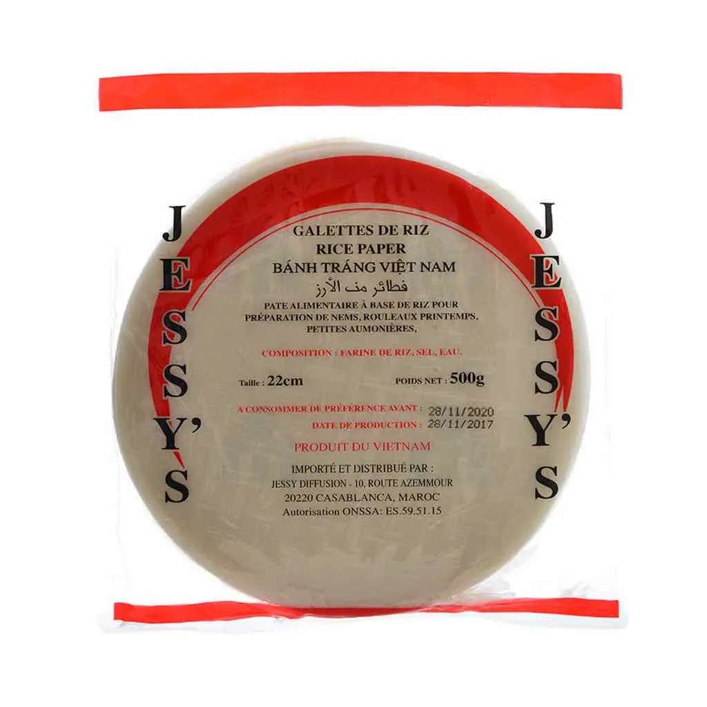 Galettes de riz 22cm 500g - JESSY'S