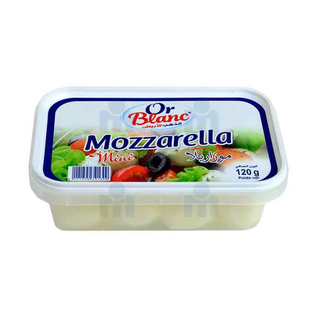 Fromage Mozzarella bille 120g - OR BLANC