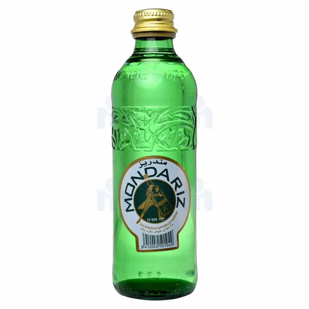 Mondariz Eau minérale gazeuse bouteille en verre 33cl 