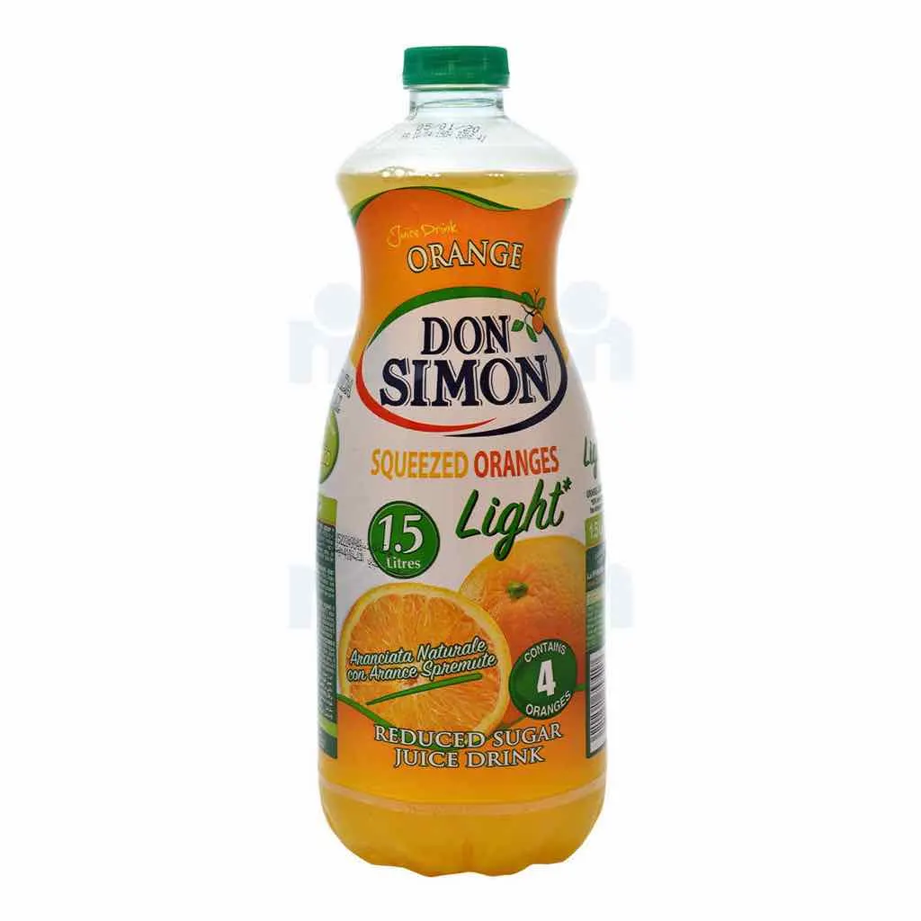 Don Simon limonade naturelle légère aux oranges pressées light 1,5L