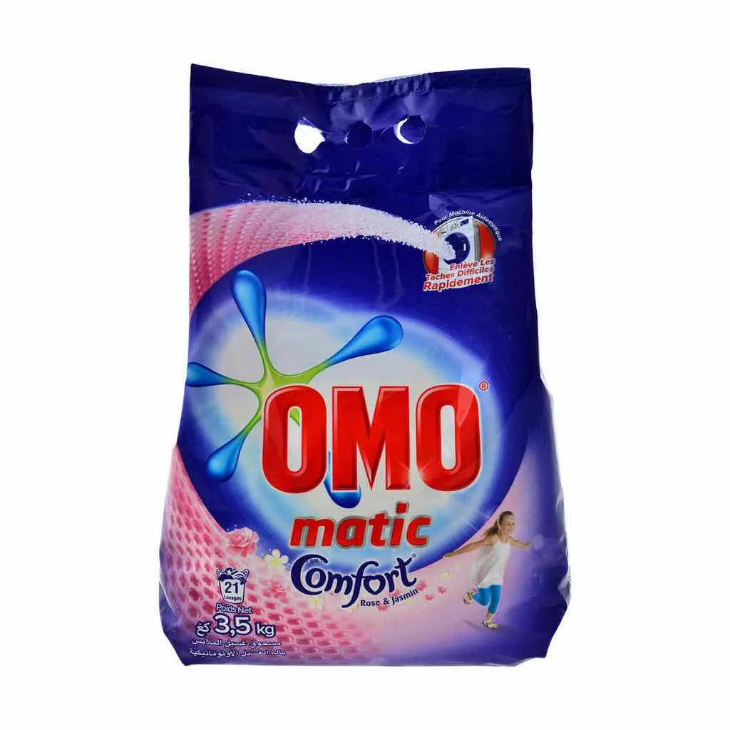 Lessive en poudre Matic Confort Floral 3,5Kg - OMO