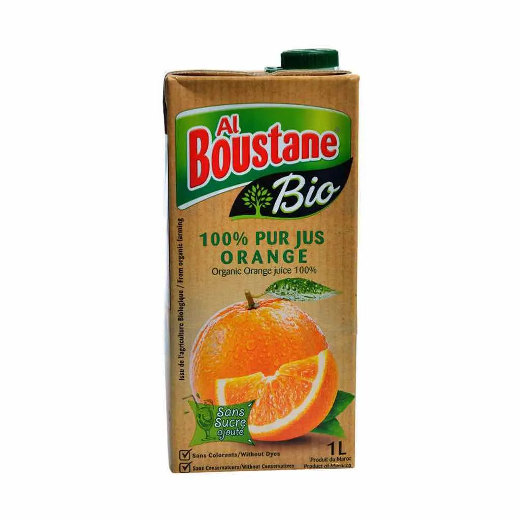 Al Boustane Pur jus d'orange Bio 1L