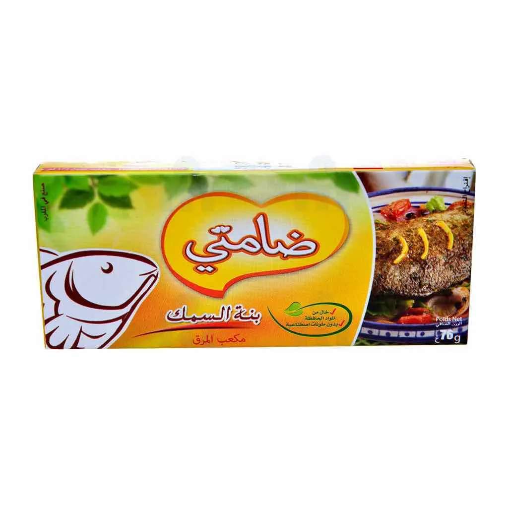 Bouillon arôme poisson Damti x8 cubes 76g - IDÉAL