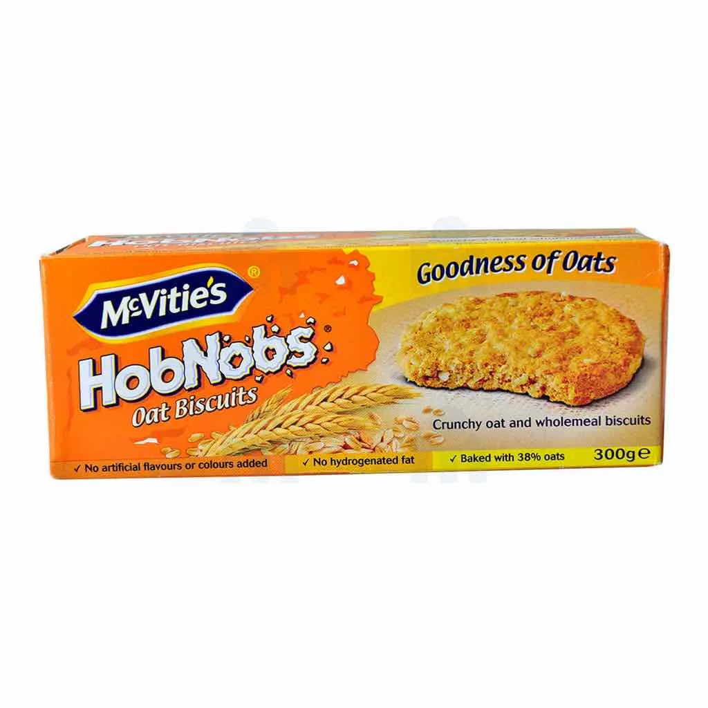 Biscuits à l'avoine et blé entier hobnob s 300g - MC VITIE'S
