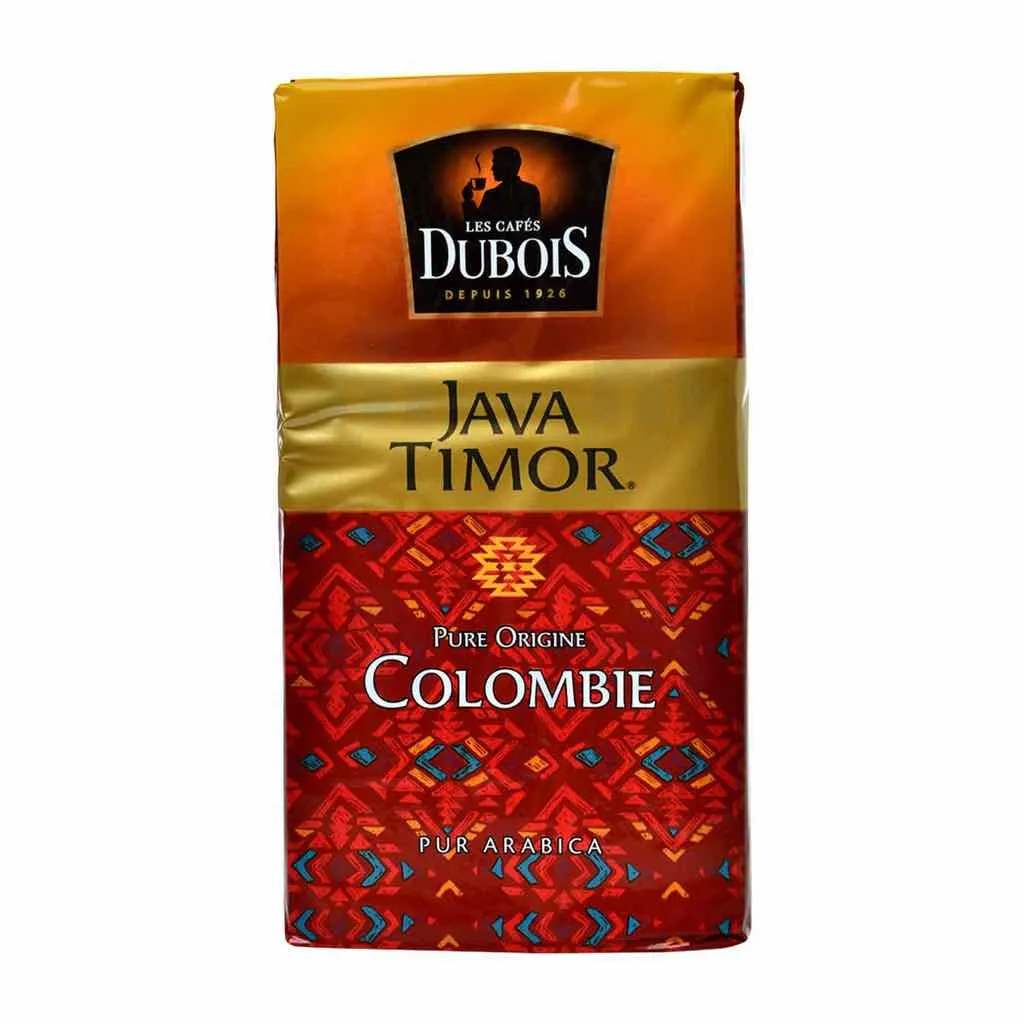 Café moulu pure origine Colombie pur arabica Java Timor 200g - LES CAFÉS DUBOIS