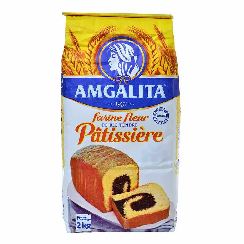 Farine fleur pâtissière 2kg - AMGALITA
