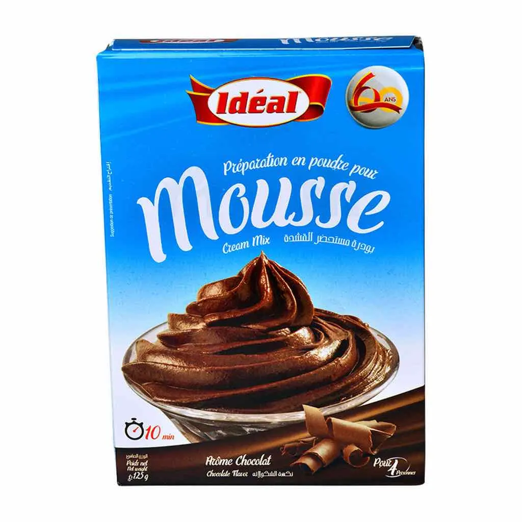 Préparation pour mousse au chocolat 123g - IDEAL