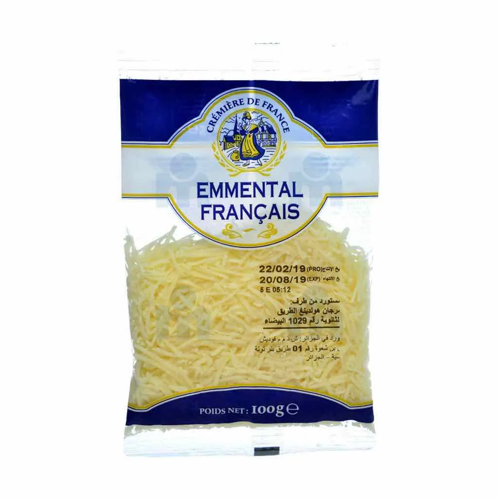 Fromage râpé Emmental français 100g - CREMIERE DE FRANCE