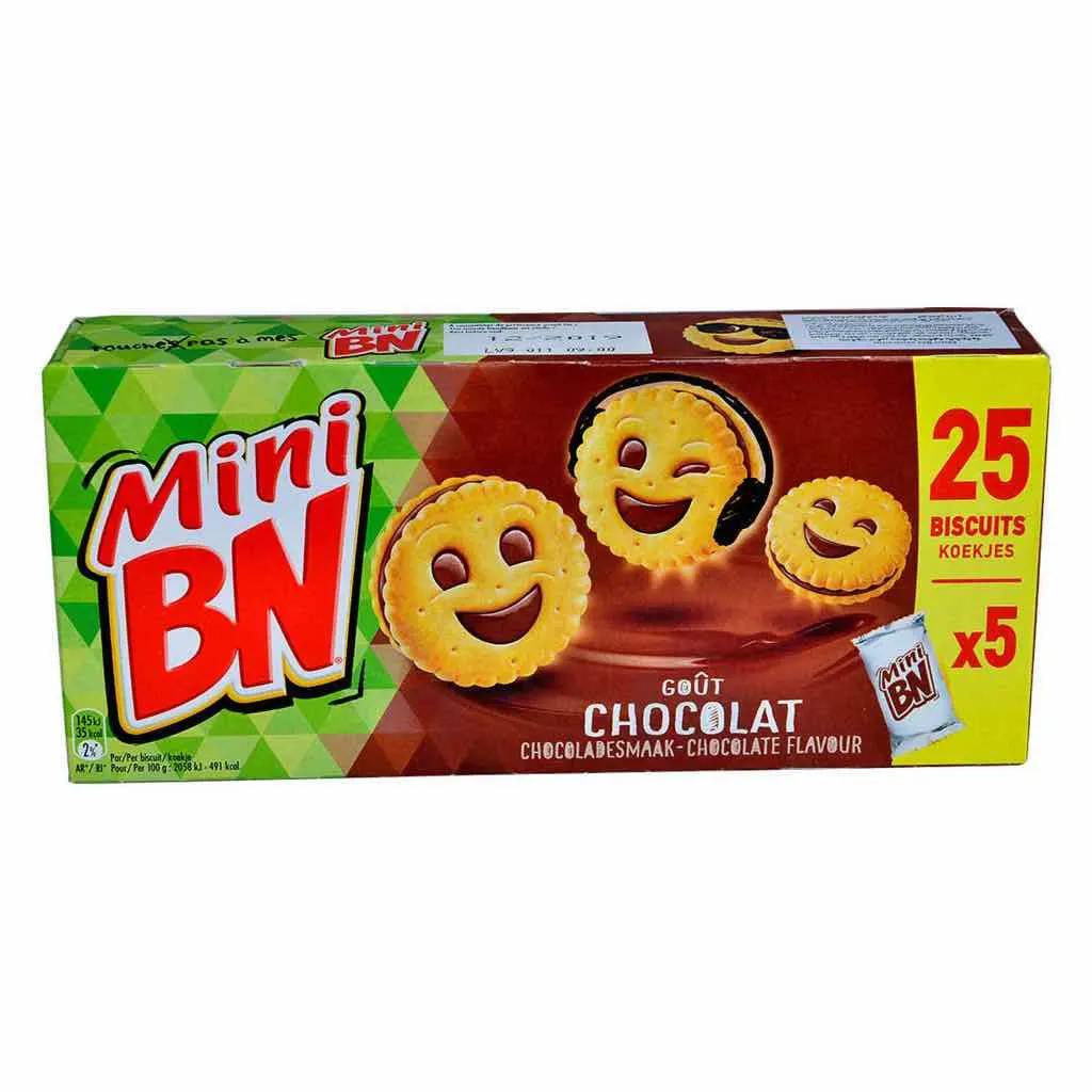 Minis biscuits goût chocolat 168g - BN