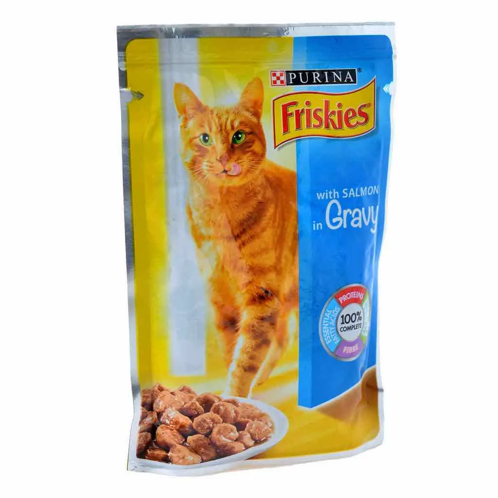 Saumon en sauce pour chat adulte 100g - FRISKIES