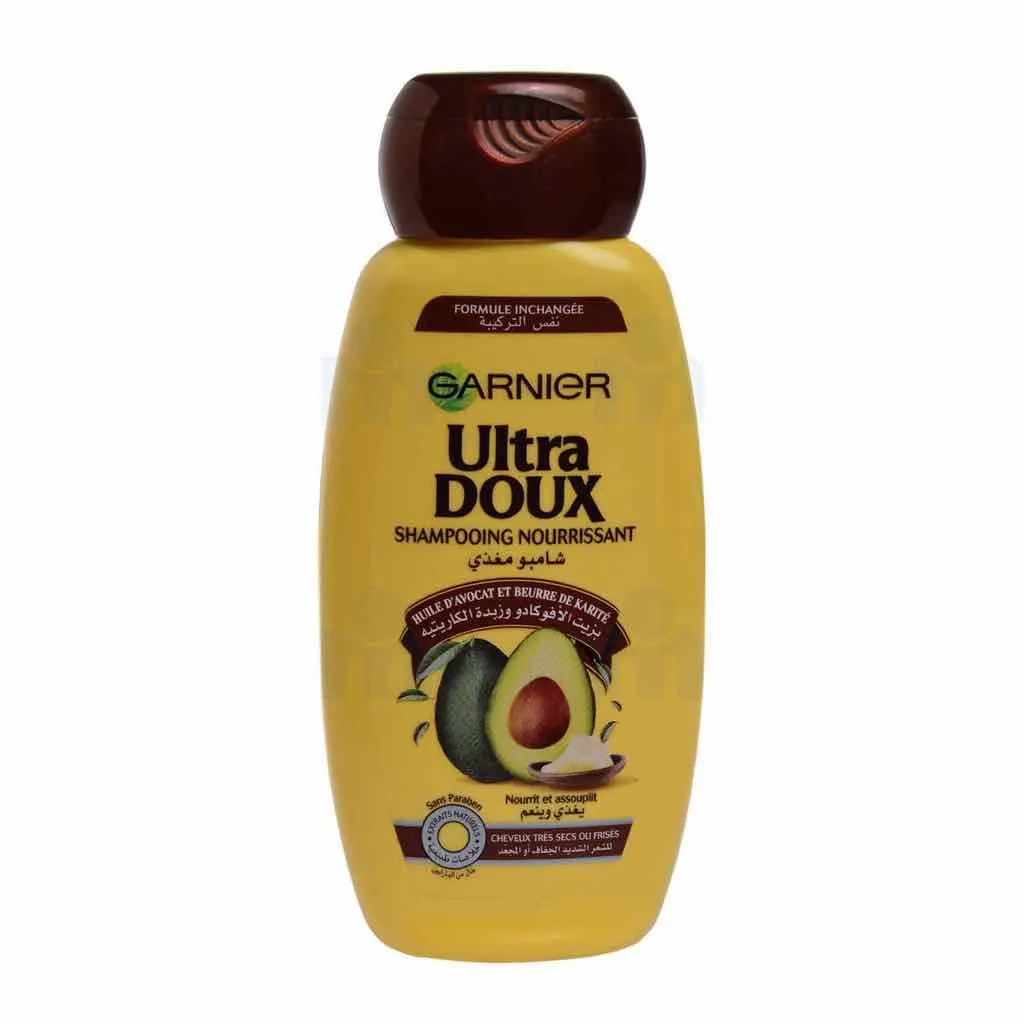 Shampoing huile d'avocat et beurre de karité 200ml - ULTRAS DOUX