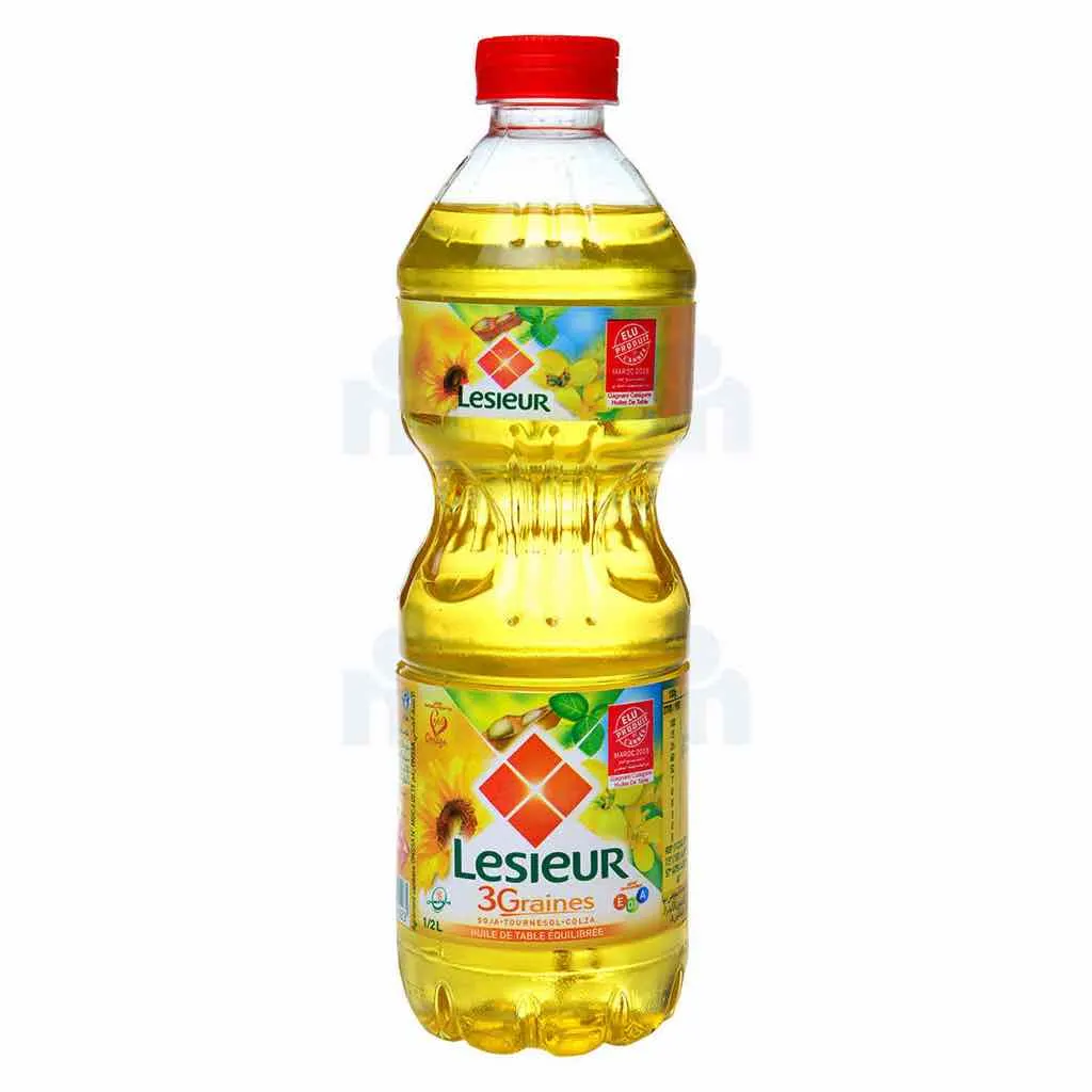Huile de table trois graines 0,5L - LESIEUR