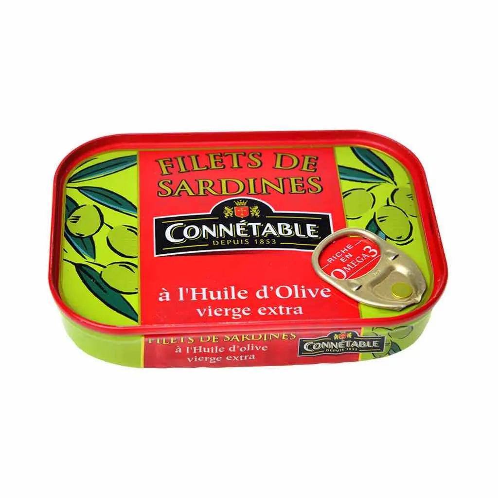 Filets de sardines à l'huile d'olive 100g  - CONNETABLE