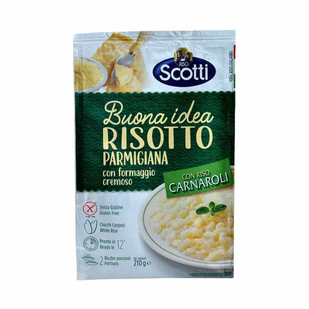 Riz Carnaroli risotto parmigiano 210g  - SCOTTI
