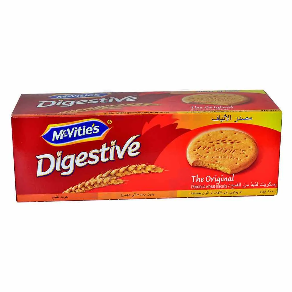 Biscuits blé complet Digestive original 400g - MC VITIE'S