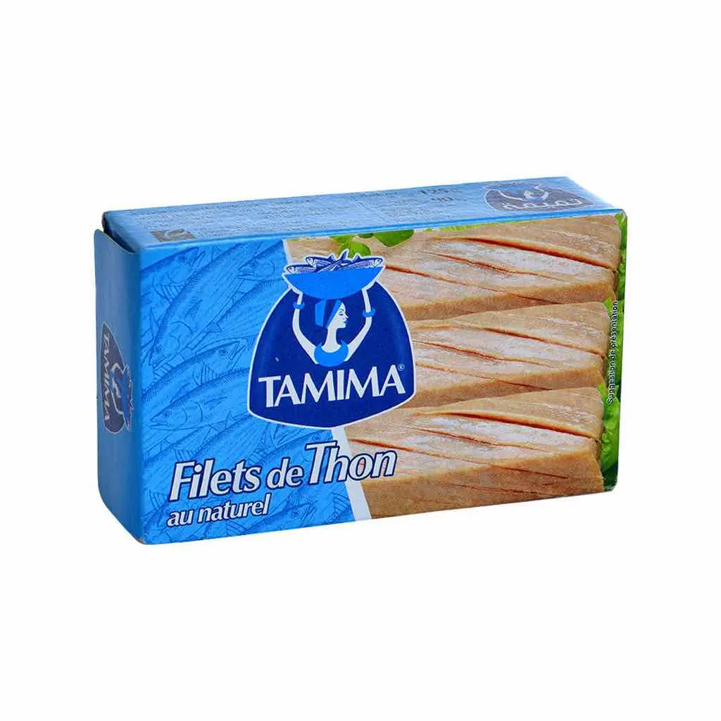 Filet de thon au naturel 125g - TAMIMA