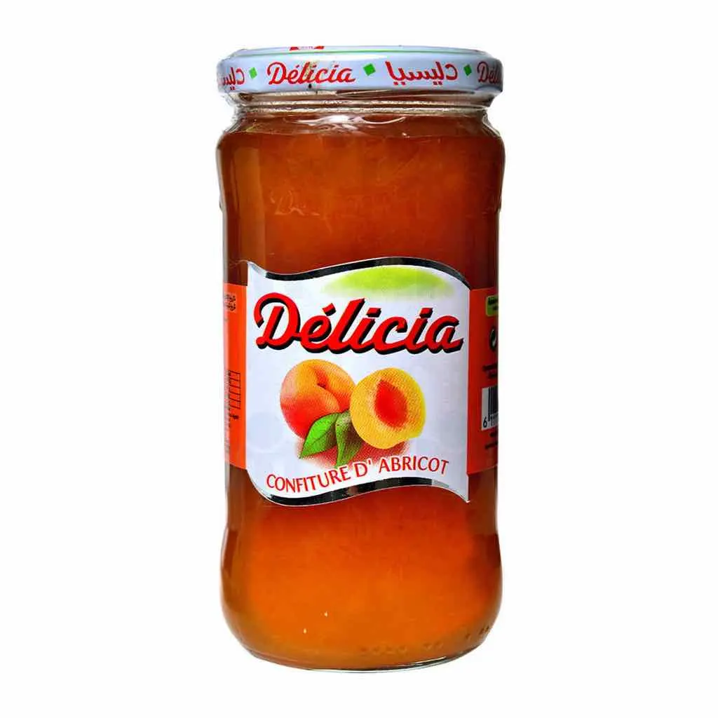 Confiture d'abricots 430g - DELICIA