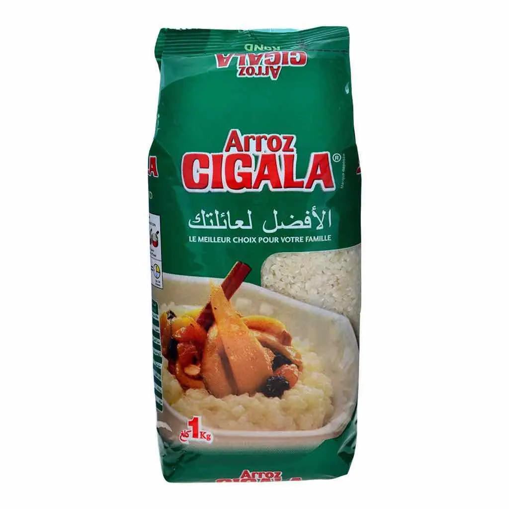 Riz rond blanc 1Kg - ARROZ CIGALA
