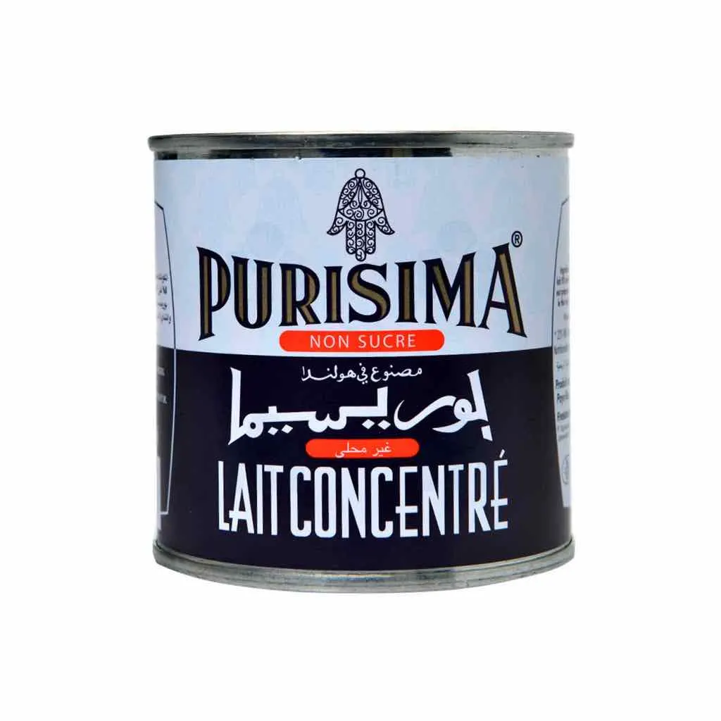 Lait concentré non sucré 170g - PURISIMA