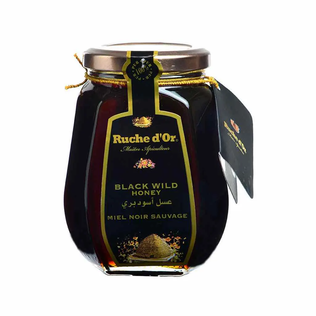 Miel noir sauvage 500g - RUCHE D'OR
