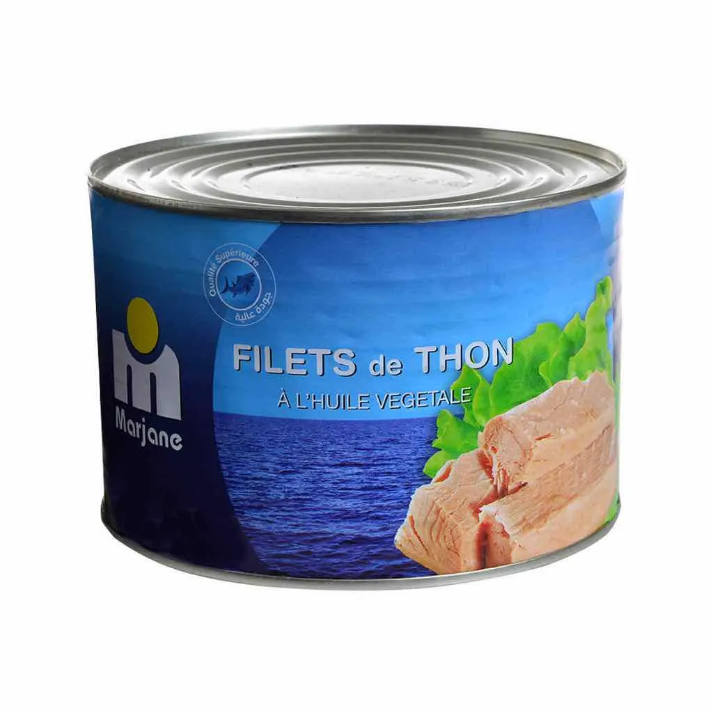 Thon entier à l’huile végétale 1,7Kg - MARJANE