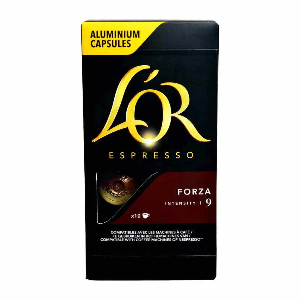 Capsules de café Espresso Forza n°9 x10 unités - L'OR