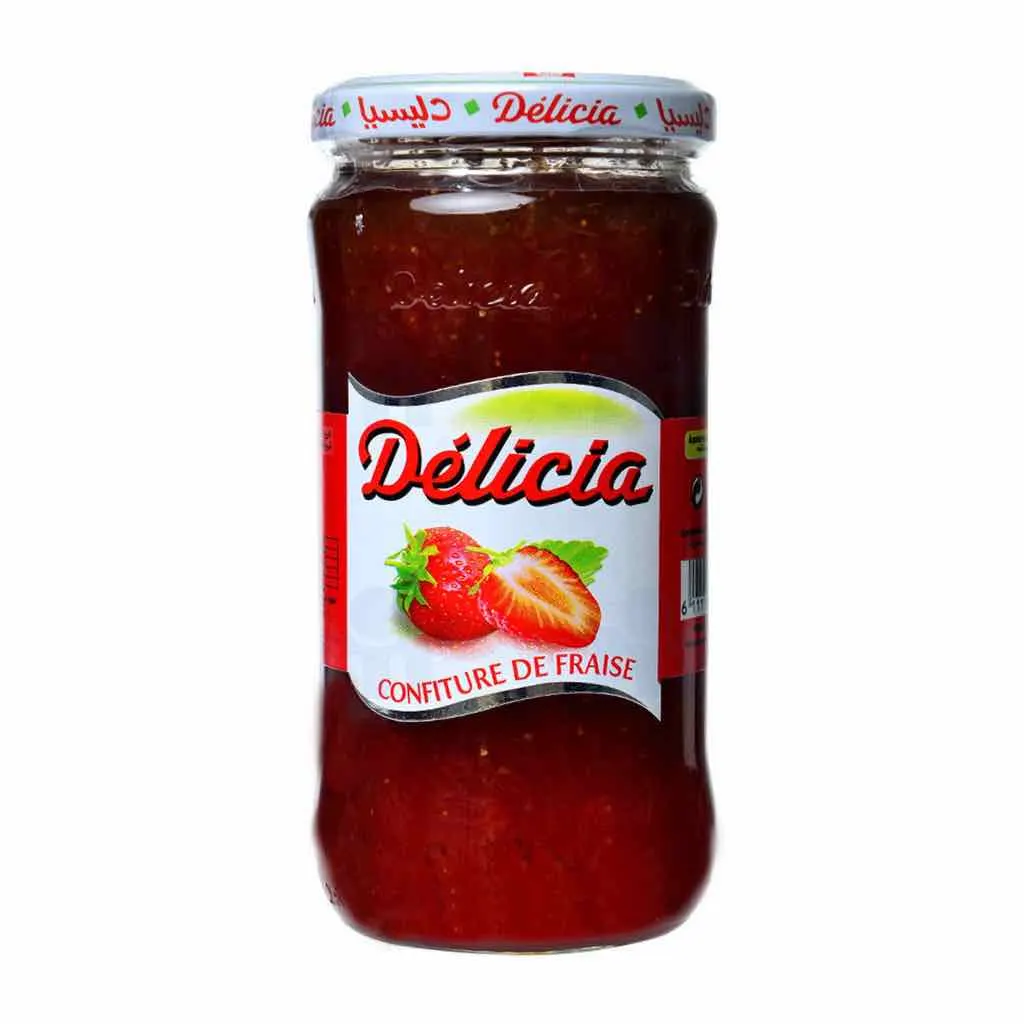 Confiture fraises 430g - DÉLICIA