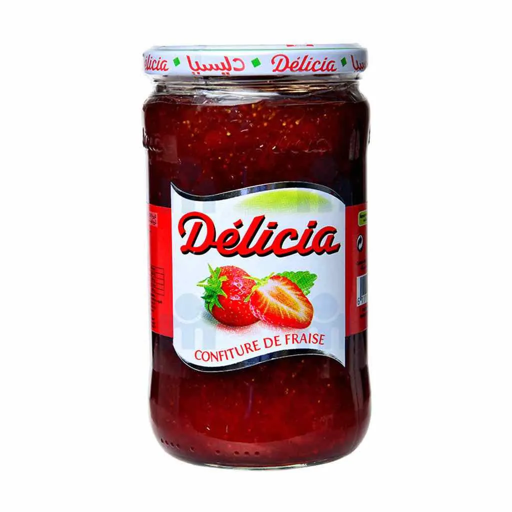 Confiture fraises 830g - DÉLICIA