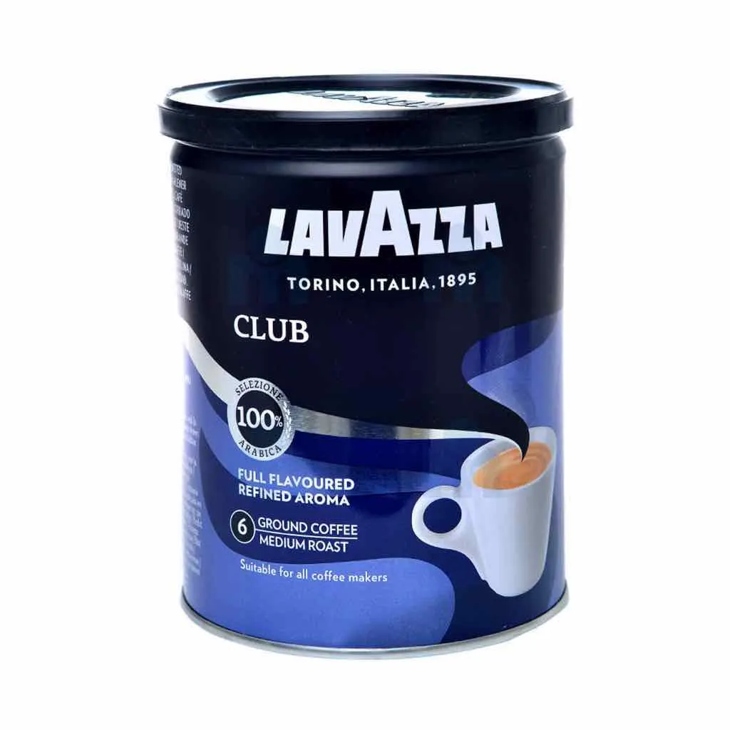 Café moulu club boîte hermétique 250g  - LAVAZZA