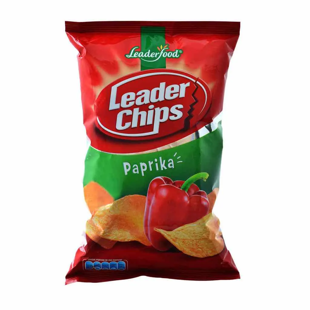 Leader chips saveur paprika 90g - LEADER FOOD