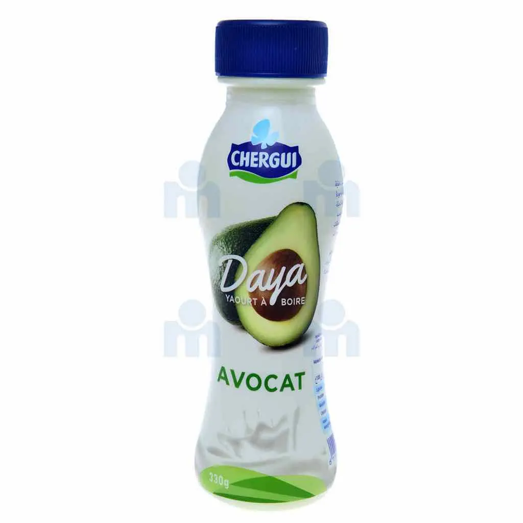 Yaourt à boire avocat Daya 330g - CHERGUI