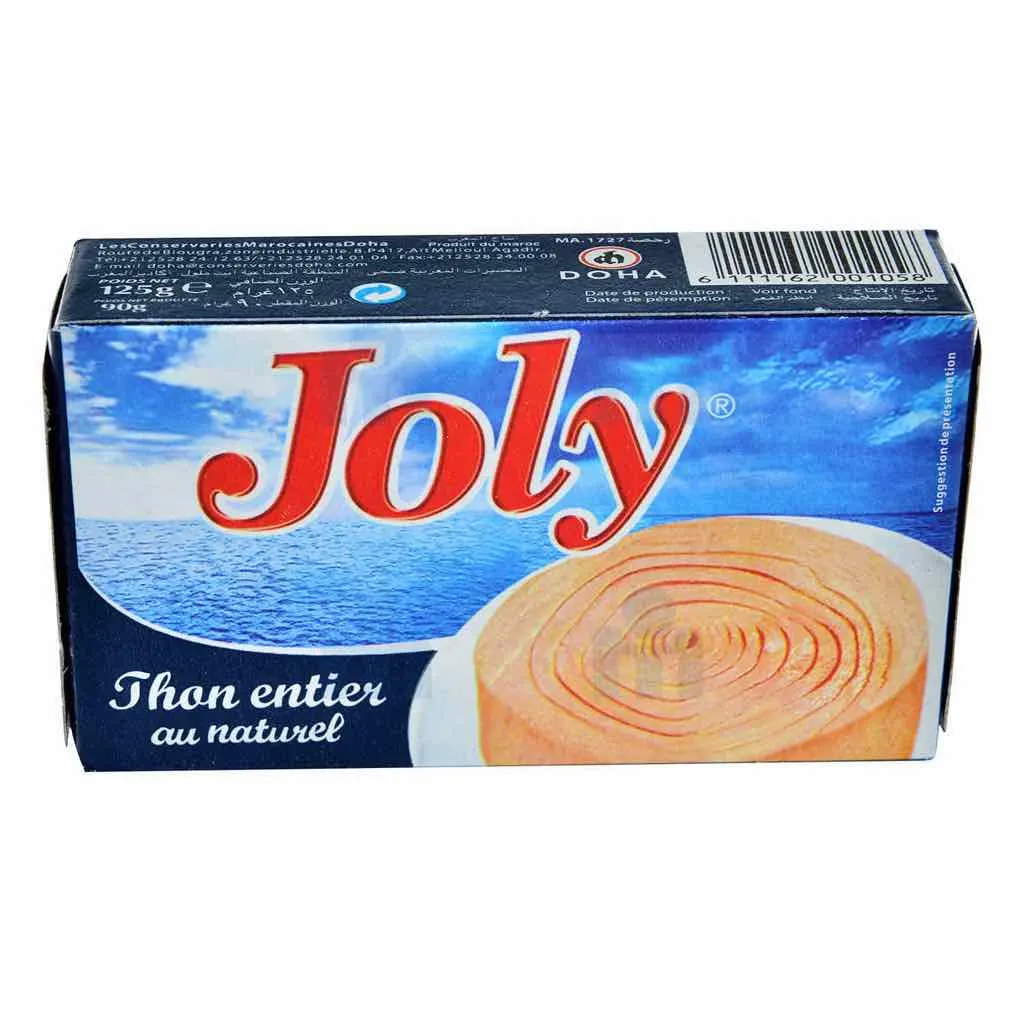 Thon entier au naturel 125g  - JOLY