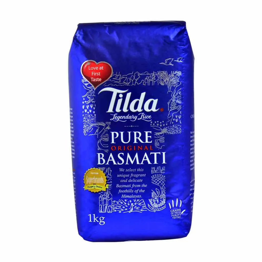 Riz Basmati pur original 1Kg - TILDA
