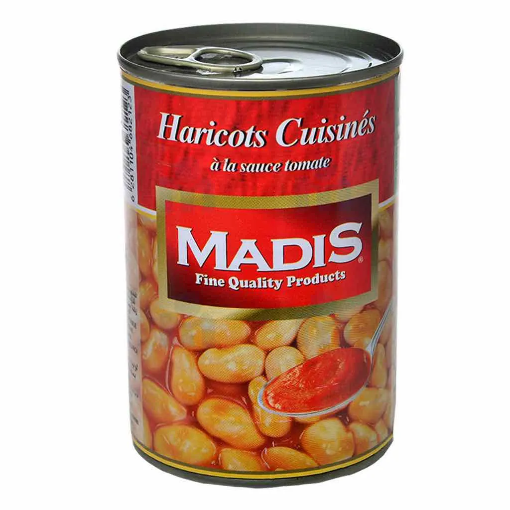 Haricots à la sauce tomate 400g  - MADIS - vue 2