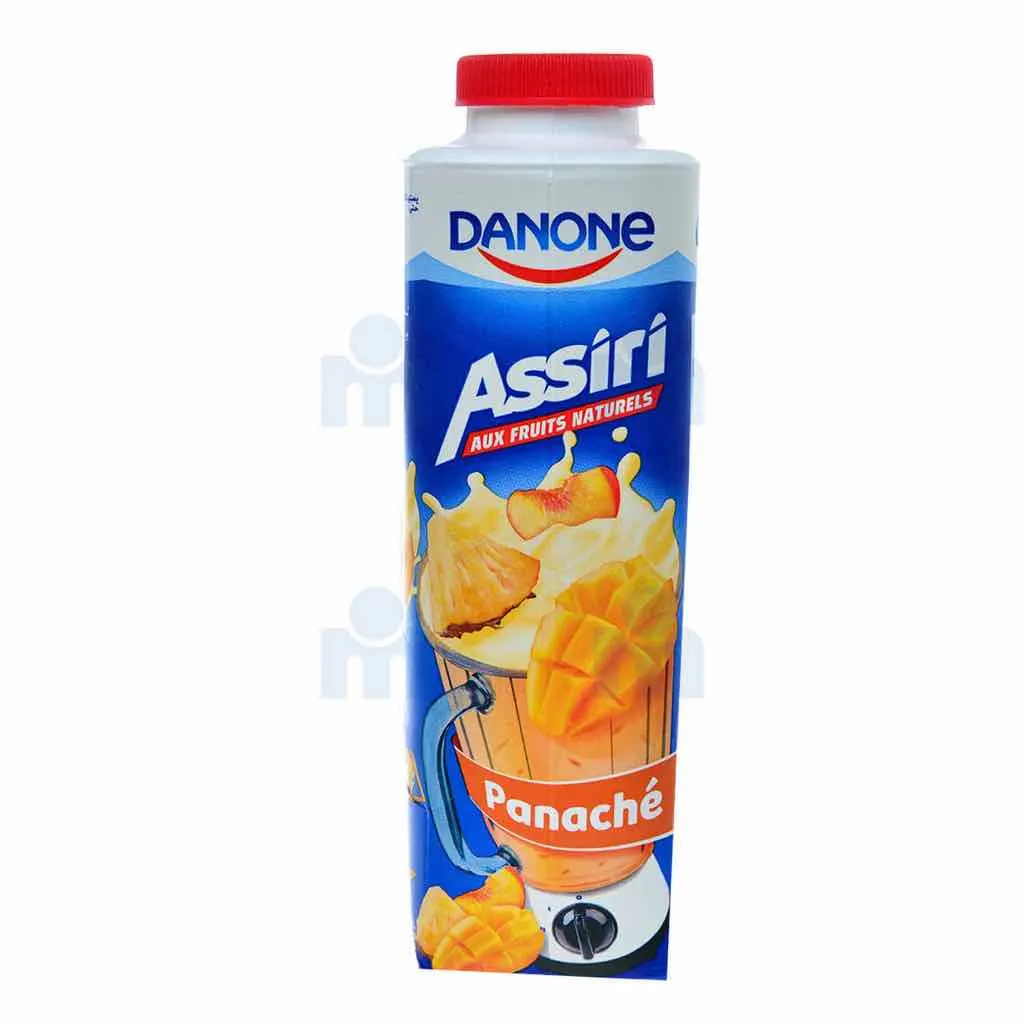 Yaourt à boire aux fruits naturels panaché Assiri 440g - DANONE