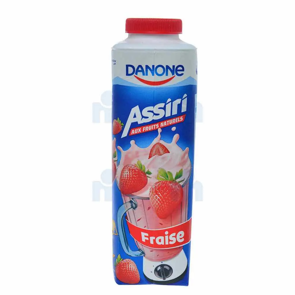Yaourt à boire aux fruits naturels fraise Assiri 440g - DANONE