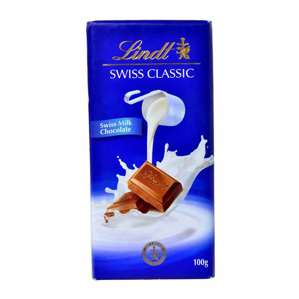 Tablette de chocolat au lait Swiss Classic 100g - LINDT