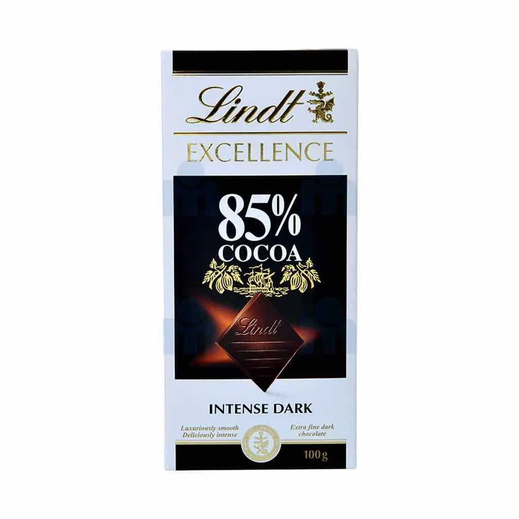 Tablette de chocolat noir 85% de cacao Excellence 100g - LINDT