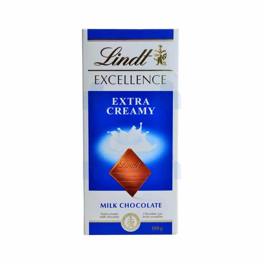 Chocolat excellence lait extra crème 100g - LINDT