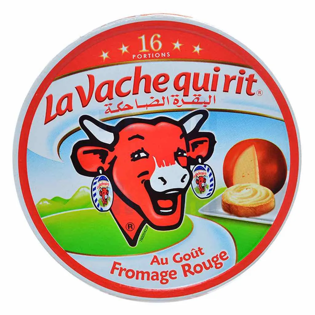 Fromage fondu au goût fromage rouge 16 portions - LA VACHE QUI RIT