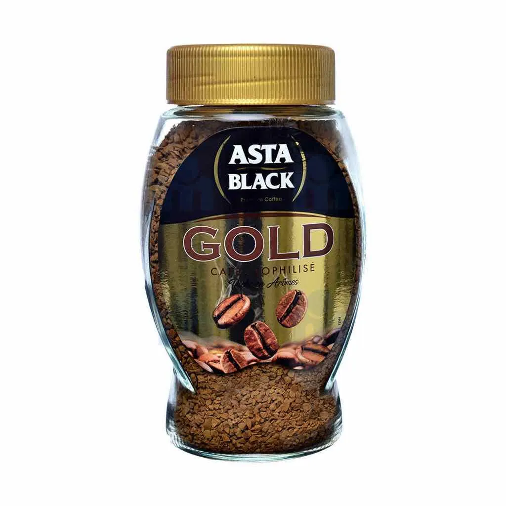 Café soluble gold lyophilisé 190g - ASTA BLACK