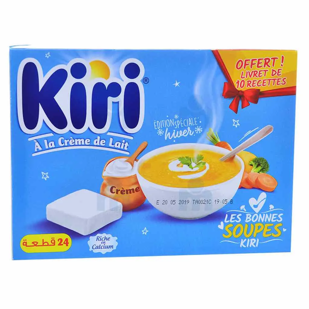 Fromage fondu carré 24 portions - KIRI