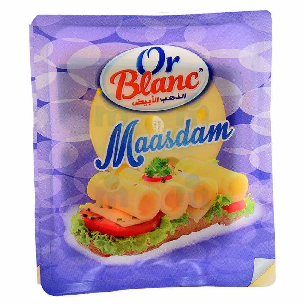 Tranches fromage Maasdam 100g  - OR BLANC
