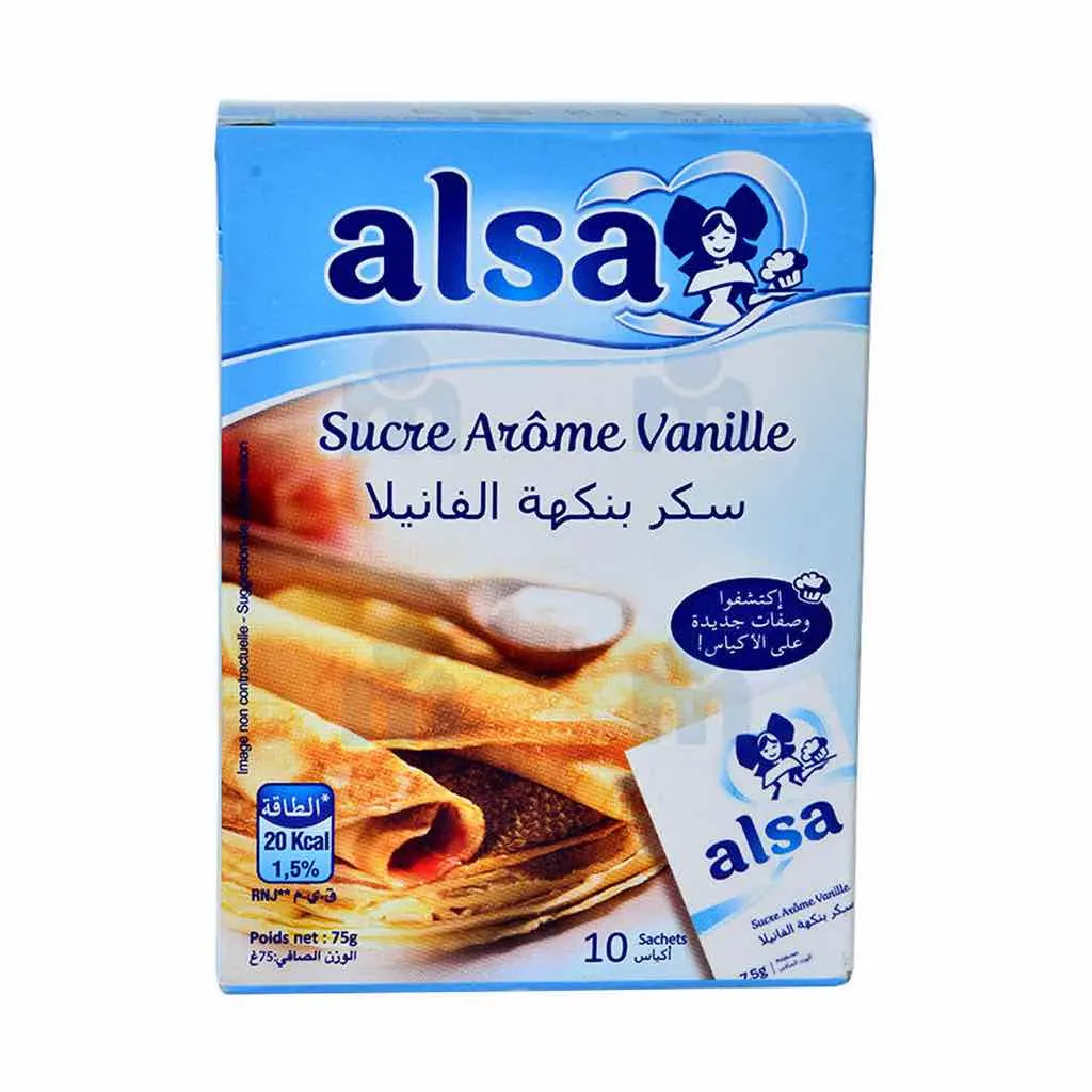 Sucre vanilline 10x 7,5g - ALSA