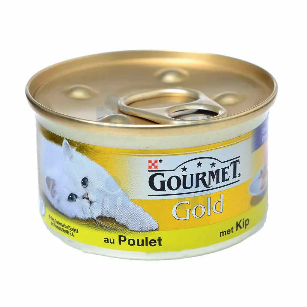 Mousse au poulet pour chat adulte Les Mousselines Gold 85g - GOURMET