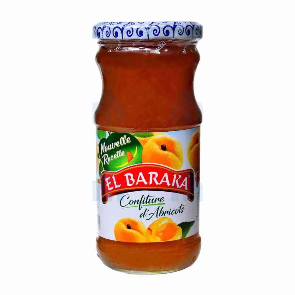 Confiture d'abricots 430g - EL BARAKA