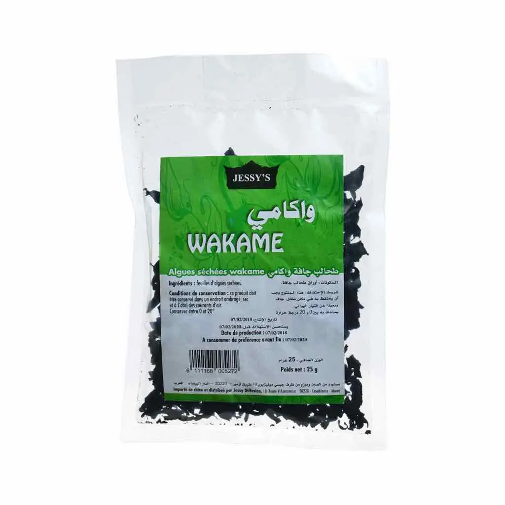 Algues séchées Wakame 25g  - JESSY'S