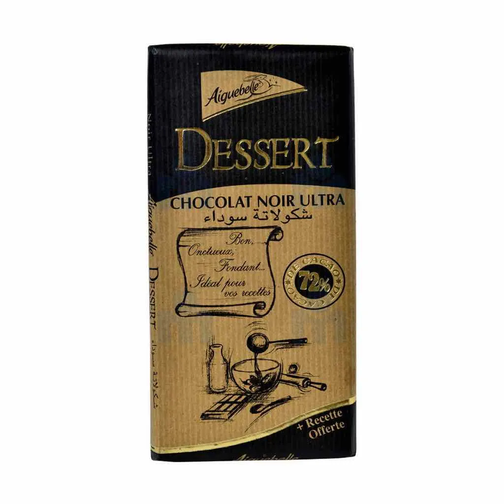 Chocolat noir ultra Dessert 175g - AIGUEBELLE